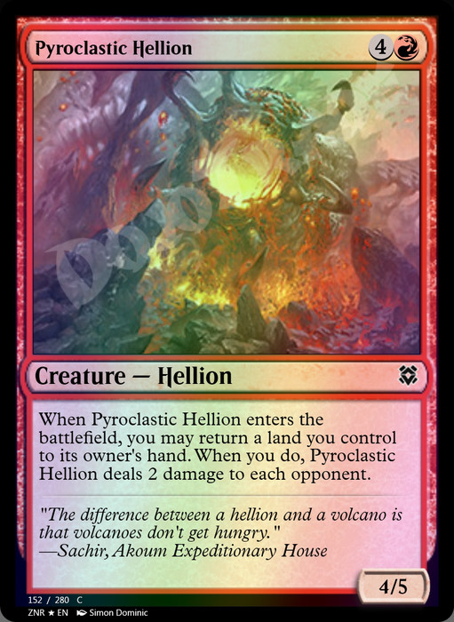 Pyroclastic Hellion FOIL