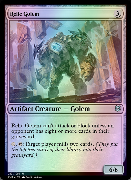 Relic Golem FOIL