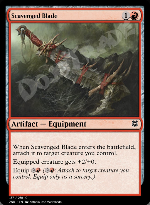 Scavenged Blade