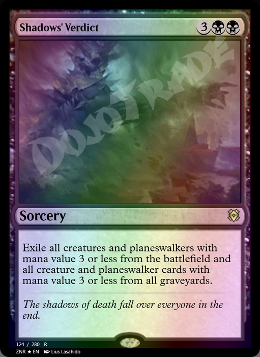 Shadows' Verdict FOIL