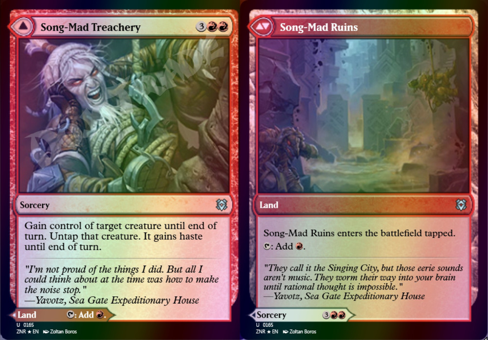 Song-Mad Treachery FOIL