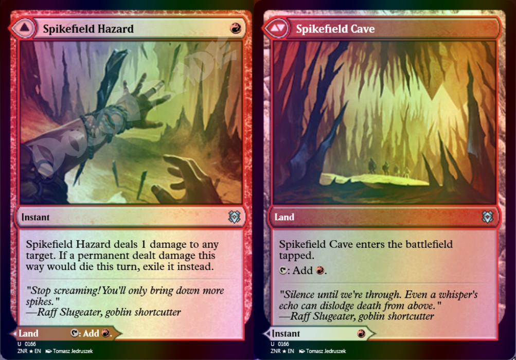 Spikefield Hazard FOIL