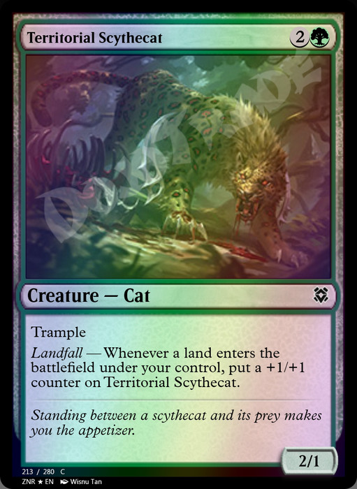 Territorial Scythecat FOIL