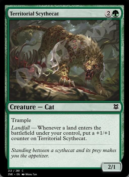 Territorial Scythecat