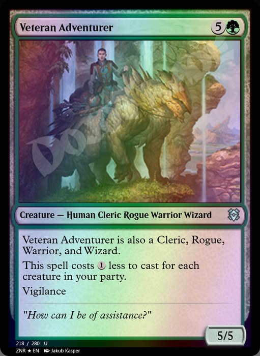 Veteran Adventurer FOIL